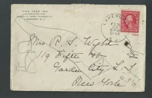 Lakehurst NJ 1916 Pine Tree Inn sitio del futuro base de zepelín - Imagen 1 de 1