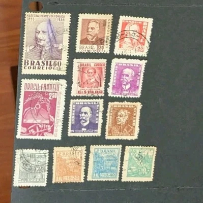 Brasil Mixed Lot Of Used Stamps Lot A2 - image 1 of 2