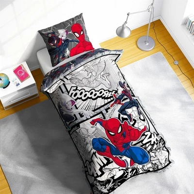 Funda nórdica individual Marvel Comics Spiderman ropa de cama Spiderverse Villains Venom Foto 1 de 4