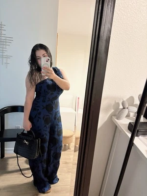 Mono floral para mujer Kate Spade New York X Target azul marino negro talla 2 nuevo con etiquetas Foto 1 de 4