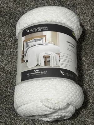 Koolaburra by UGG Pina Plush Throw Blanket White - King  - Image 1 of 4