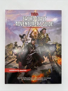 Sword Coast Adventurer's Guide by Wizards RPG Team (English) Hardcover Book NEW - Foto 1 di 2