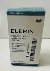 ELEMIS Pro-Collagen MarineCream LSF 30 Anti Falten Tagescreme 0,5 oz EXP 2/26 U42B - Bild 1 von 1