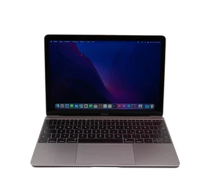 Apple Macbook 12" Retina 2016 1.1Ghz core M3 8 GB RAM 256GB SSD Grau 19% MwSt. - Afbeelding 1 van 8