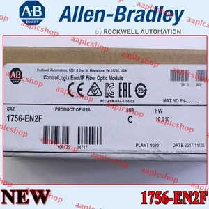 1756-EN2F New Factory Sealed PLC-AB CLX ENet/IP 100M Fiber Free Ship US - Picture 1 of 5