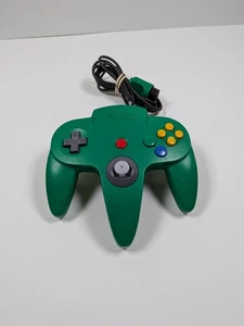 Nintendo 64 N64 Green Wired Controller Tested - Bild 1 von 2
