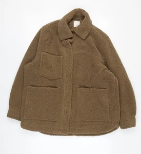 Chaqueta de longitud media marrón para mujer H&M M - Imagen 1 de 12