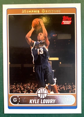 2006-07 Topps Kyle Lowry #226 Rookie RC Toronto Raptors - Imagem 1 de 2