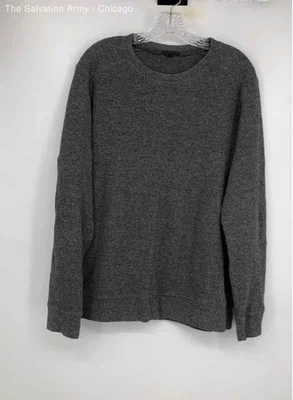 Suéter Pullover Mujer Theory Gris Cuello Redondo Manga Larga Talla XL Foto 1 de 4