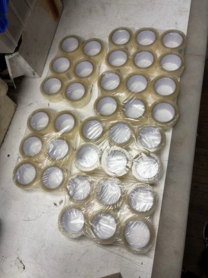 36 Rolls Carton Sealing Clear Packing Box Tape 3 Mil 2” X 110 Yards - Image 1 of 2