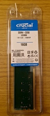 Crucial 16GB (1 x 16GB) PC4-25600 (DDR4-3200) Memory (CT16G4DFRA32A) - Image 1 of 2