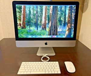Apple iMac 21" 2019 4K i3-8100 @ 3.6GHz 16GB RAM 512GB SSD Pro 555X 2GB SEQUOIA - Picture 1 of 19