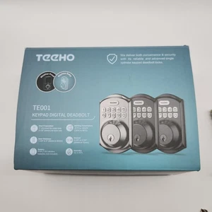 Teeho TE001 Serratura per porta d'ingresso senza chiave con tastiera Smart Deadbolt Lock X0033ZXTGH - Foto 1 di 6