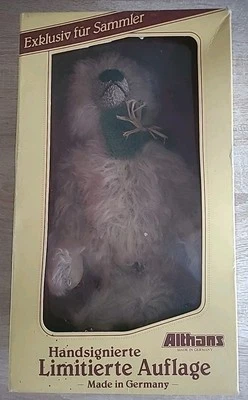 ALTHANS Teddy 47303 limitierte Auflage Sammlerstück 1475/2000 handsigniert - Bild 1 von 4