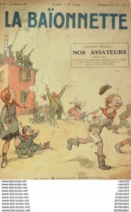 La Baionnette 1915 # 024 (Nos Aviateurs) Poulboticart Herouard Jarach Nam - Picture 1 of 6