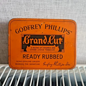 VINTAGE DOSE GRAND CUT GODFREY PHILLIPS FERTIG GERIEBEN 50ER JAHRE VIRGINIA BLEND - Bild 1 von 6