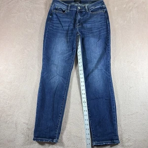 Judy Blue Damen Jeans 11/30 Boyfriend Fit Straight Leg Dark Wash Denim Freizeit - Bild 1 von 6