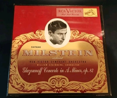 NEW Nathan Milstein RCA Red Seal 45 Glazounoff Concerto A Minor Op.82 Stainberg - Image 1 of 4