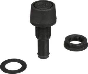 Attwood Marine Straight Fuel Tank Vent 1607-3 Polypropylene, Black - Picture 1 of 3