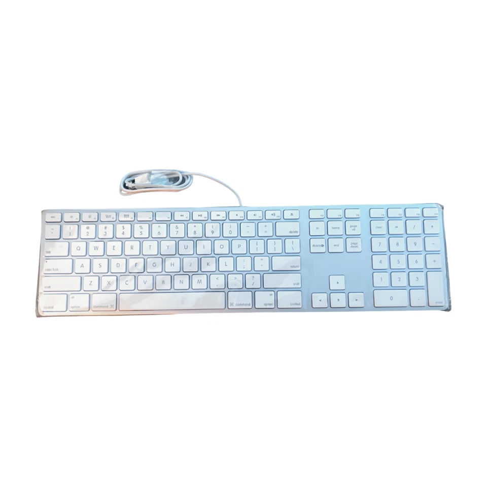 Apple A1243 MB110LL/A USB Port x2 Wired Keyboard MB110LL/B Numeric Keypad - Image 1 of 3