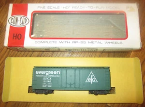 Con-Cor Evergreen Refridgerator Car Ho Scale H-825 Efc 2190 - Picture 1 of 1