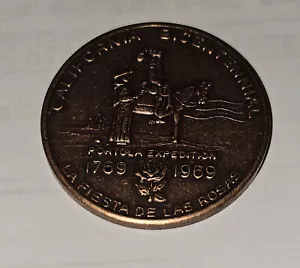 1969 California Centennial San Jose Copper Medal #690 - Picture 1 of 2