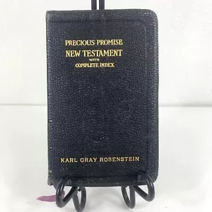 Kostbares Versprechen Neues Testament KJV Bibel John C. Winston 1913 mit 1944 Inschrift - Bild 1 von 12