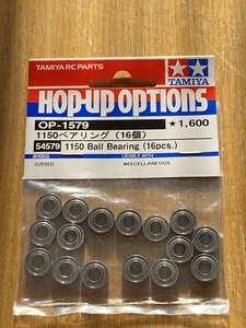 Rodamientos de bolas Tamiya 54579 1150 carrera 16 piezas 1/10 radiocontrol nuevo en paquete - Imagen 1 de 5