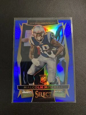 2016 Panini Select Blue Prizm RC 76/149 Malcolm Mitchell NM+ - Image 1 of 2