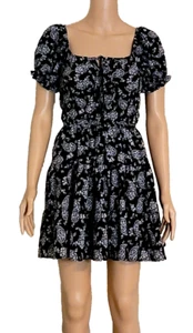 Hesperus Black Floral Dress Size S - Picture 1 of 11
