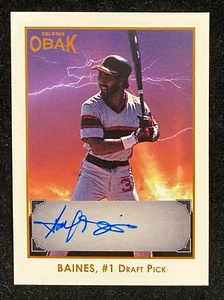 2011 Tristar OBAK Harold Baines #A1 #1 DRAFT PICK AUTO Autograph 02/50 !!! - Picture 1 of 2