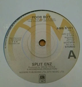 SPLIT ENZ - Poor Boy / Missing Person - A&M - 1979 - Picture 1 of 2