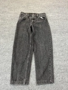 Vtg 90s Levis Y2K Grunge Skater Baggy Jeans 30x30 Washed Black Streetwear USA - Picture 1 of 17