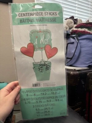 Mint to Be Bridal Shower Anniversary Wedding Party Decoration Centerpiece Sticks - Image 1 of 2