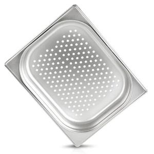jokobela Premium-Edelstahl GN-Behälter 1/2 40 mm ::Gelocht:: 325 x 265 x 40 mm - Bild 1 von 8