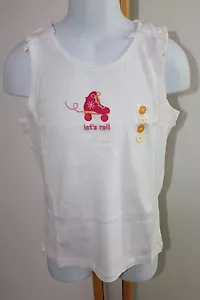 Gymboree Ice Cream Sweetie Roller Skate Top Shirt Girls Size 7 NWT  - Picture 1 of 3