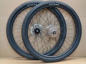 QR 27.5" MTB Bike Disc Brake Wheelset 7/8/9/10/11 Speed Kenda 27.5x2.1 Tyre - Picture 1 of 10