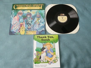 2 RARE ITEMS! CHRISTMAS SPIRIT by JIMMY SWAGGART Lp/ SIGNED THANK YOU SARA BOOK! - Picture 1 of 10