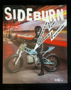 SIDEBURN FLAT TRACK MOTOR RACING MOTORCYCLE MAGAZINE - Bild 1 von 12