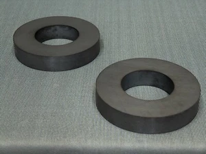 Paar Ferrit Magnete 100mm, Lautsprecher Korrektur Neu und Vintage - Bild 1 von 5