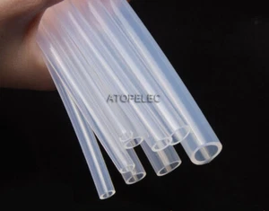 1M/5M ID 1-10mm FEP F46 Tubing Rigid Pipe Heat Resistant 200℃ ROHS White 600V - Picture 1 of 1