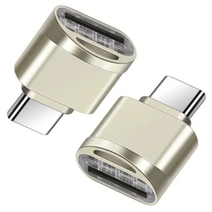 2X Type C To Micro SD TF Card Reader OTG USB Adapter Converter For Samsung Phone - Picture 1 of 7