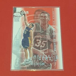 2000-01 Black Diamond Rookie Gems Mark Madsen #ed/2000 - Los Angeles Lakers - Imagen 1 de 1