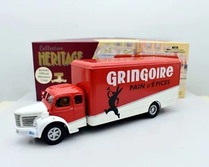 Modellino Camion scala 1:50 Berliet GLR fourgon pain d'epices gringoire Corgi - Foto 1 di 4