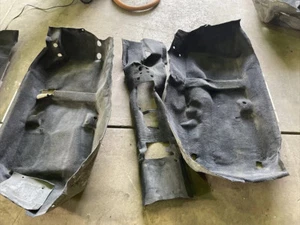 00-03 HONDA S2000 OEM AP1 BLACK FLOOR CARPET LEFT ADN RIGHT SIDE tunnel Cover - Picture 1 of 8