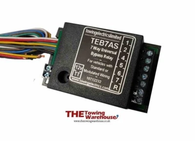 Smart universal fitting 7 way bypass relay TEB7AS Towbar Towing canbus wiring - Image 1 of 3