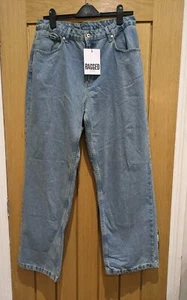 The Ragged Priest Blue Organic Cotton Denim Dad Jeans Size W34 L30 - Picture 1 of 12
