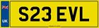Steve Steven Stevie Stevy L Evil Private registration UK number plate S23 EVL