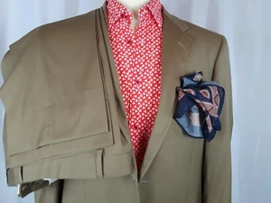 Coppley 1883 Loro Piana 4 Seasons 130s Wool Suit 40R Brown 2 Button D. Vent... - Picture 1 of 5
