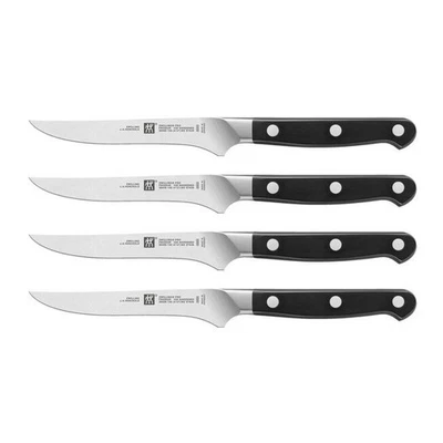 ZWILLING J.A. HENCKELS ZWILLING Pro 4-pc, Steak Knife Set for Precision, Safety, and Comfort, Freeship